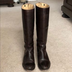 Frye Melissa Stud Back Zip Boots